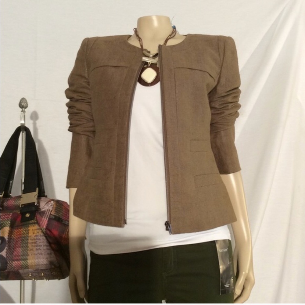 ANN TAYLOR Zippered Jacket Blazer